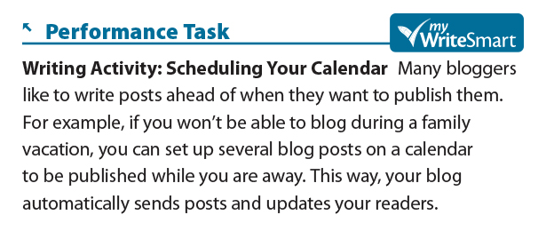 Performance Tasks