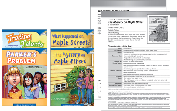 Leveled Readers - Teachers Guide