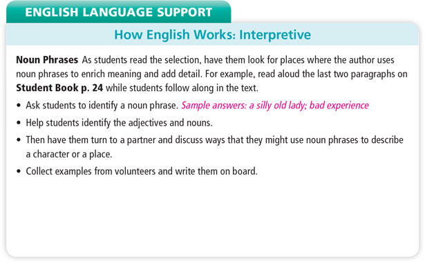 English Language Support