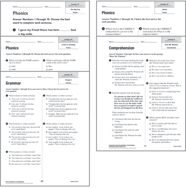 Weekly Tests