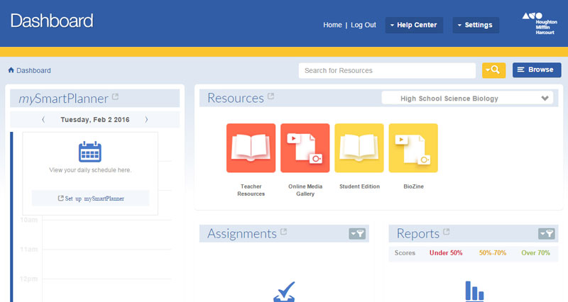 Biology Dashboard