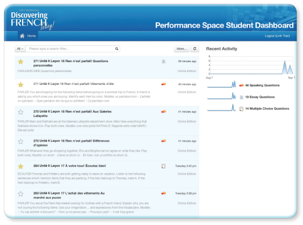 DFT Student Dashboard